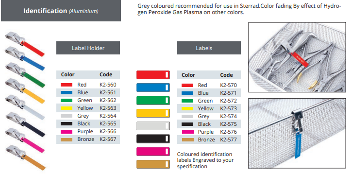 ALUMİNYUM TANIMLAMA ETİKETİ/ ALUMINIUM IDENTFY LABELS