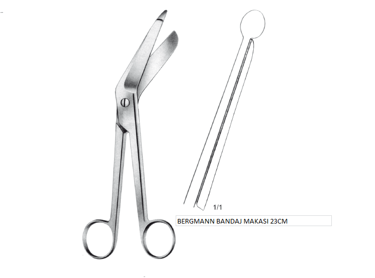BERGMANN BANDAJ MAKASI 23CM