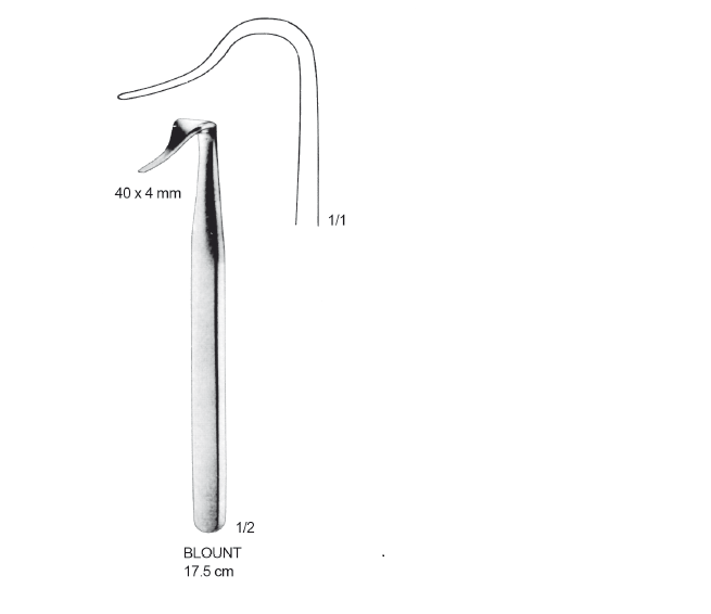 BLOUNT MENİSKÜS EKARTÖRÜ 17.5CM