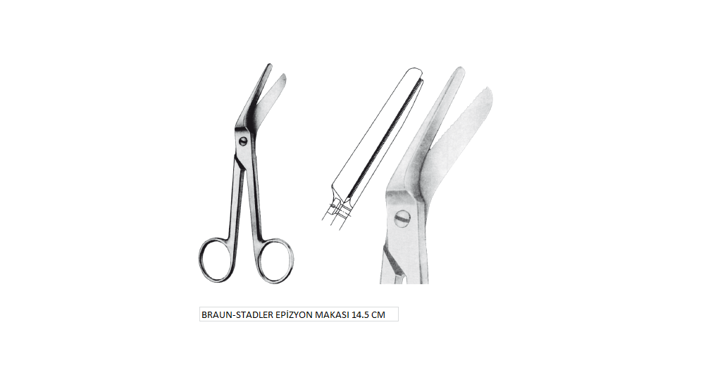 BRAUN-STADLER EPİZYON MAKASI 14.5 CM
