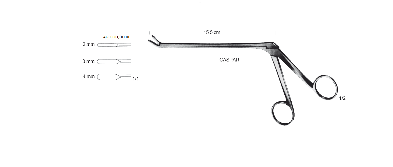 CASPAR DİSK RONJUR 2X20MM 15.5CM YUKARI