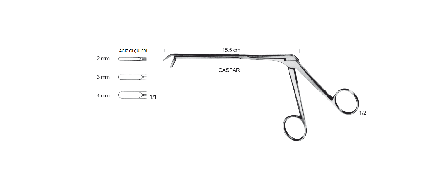 CASPAR DİSK RONJUR 3X10 MM 15,5 CM AŞAĞI