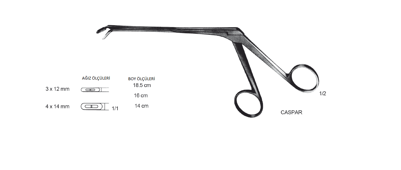 CASPAR DİSK RONJUR PATLAK KAFA 3  MM 14 CM AŞAĞI
