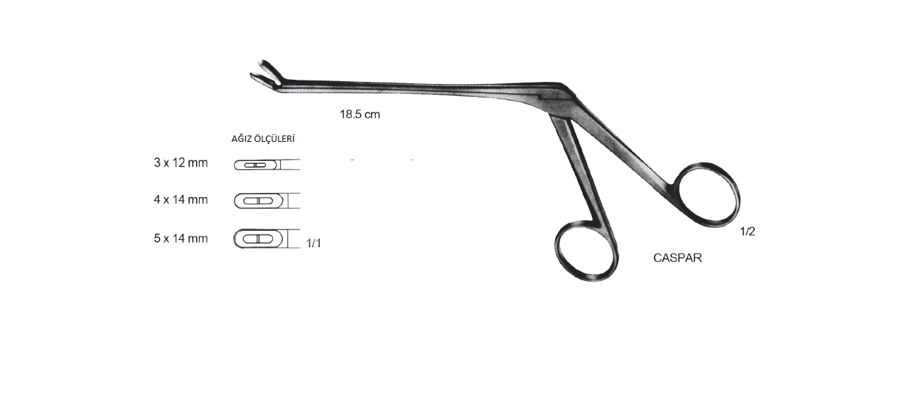 CASPAR DİSK RONJUR PATLAK KAFA 3 MM 18 CM YUKARI