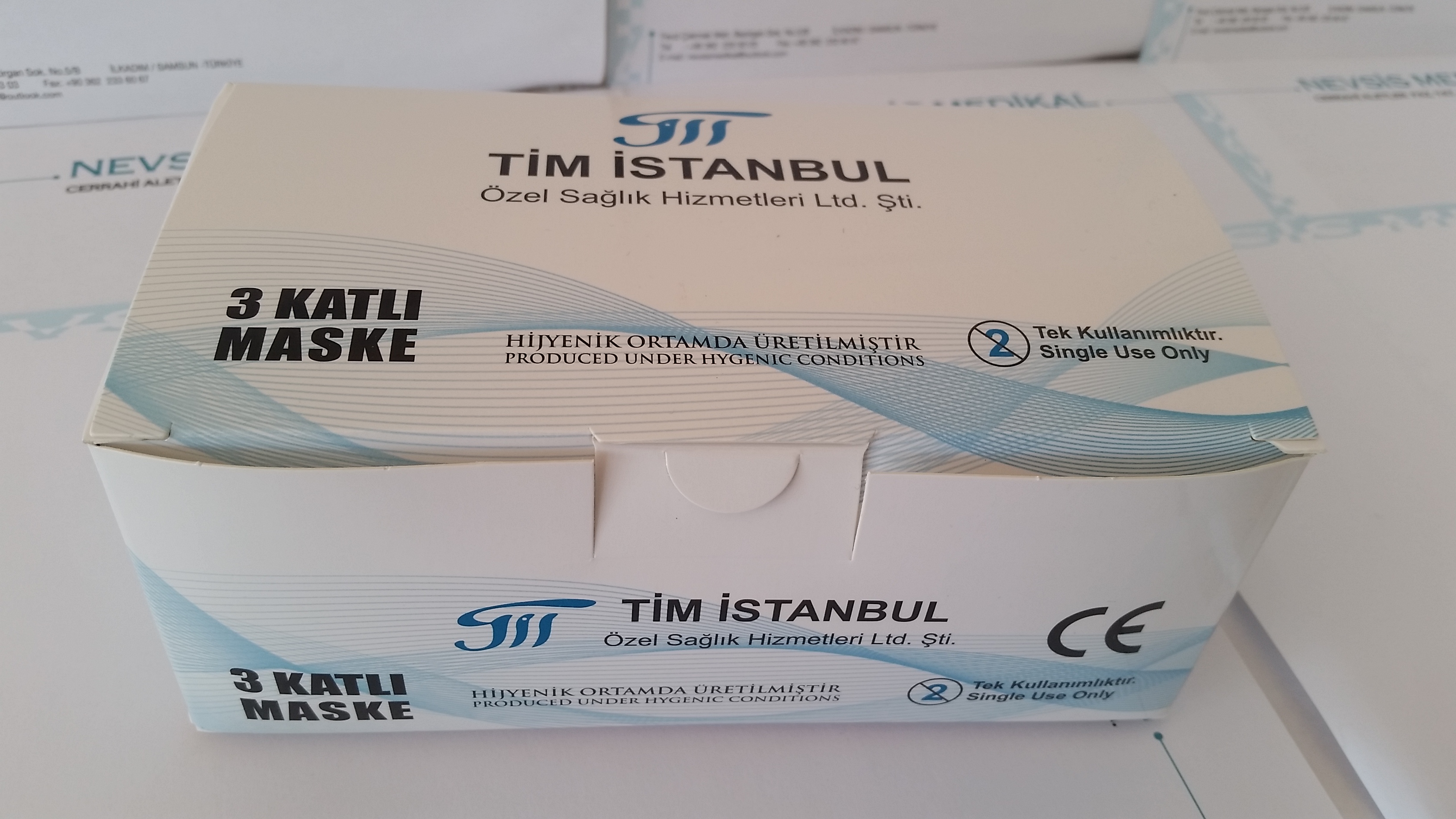 CERRAHİ MASKE ,ÜÇ KATLI MASKE,TELLİ MASKE
