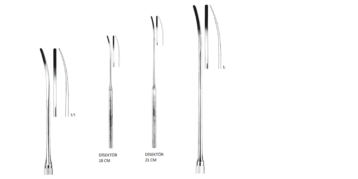 DİSSEKTÖR  HOOK BEYİN CERRAHİSİ 18 CM 