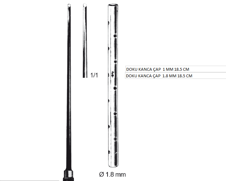 DOKU KANCA ÇAP  1 MM 18.5 CM
