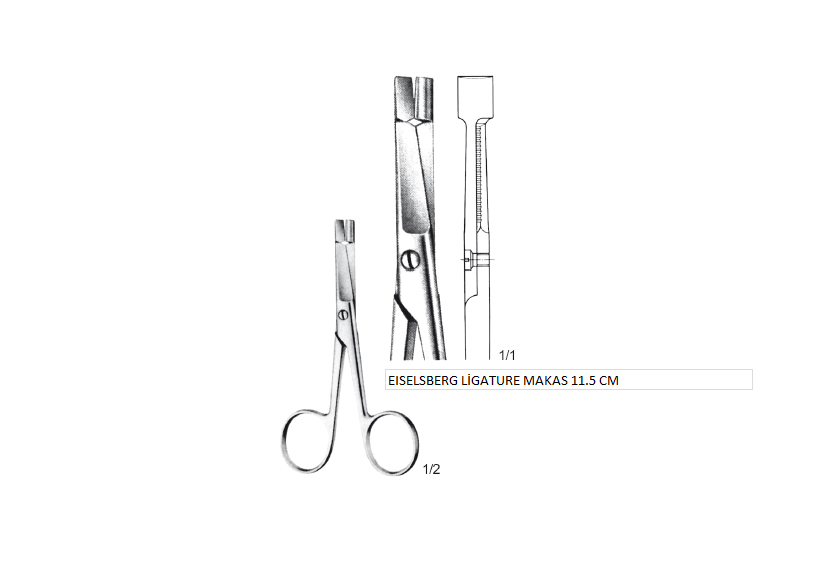 EISELSBERG LİGATURE MAKAS 11.5 CM
