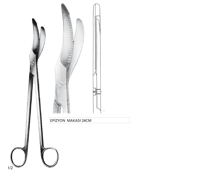 EPİZYON  MAKASI 24CM