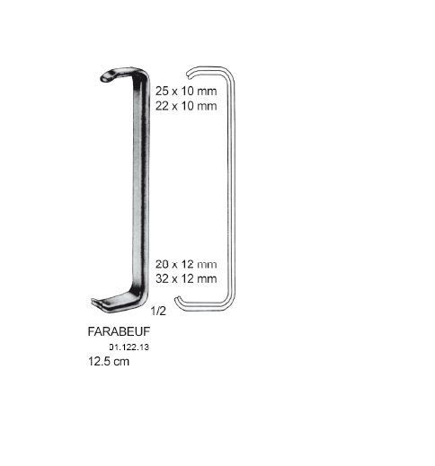 FARABEUF EKARTÖR (SET) 12.5 CM