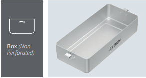 FLAT MODEL CONTAINER (NON PERFORATED) 295*270*60 mm