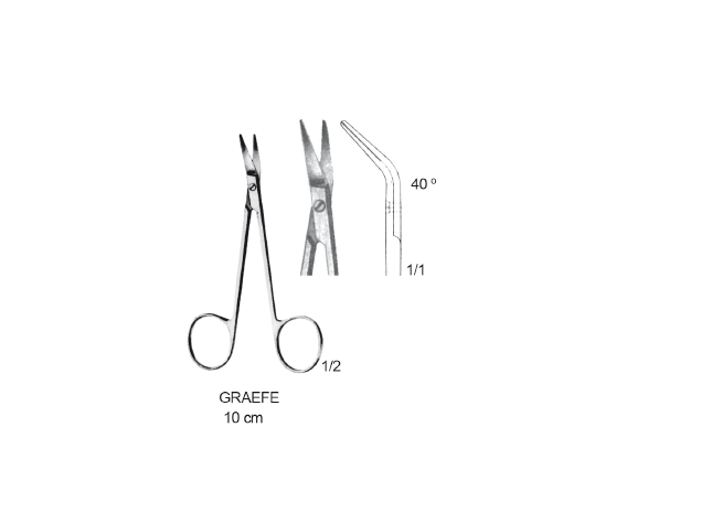 GRAEFE MAKAS EĞRİ 10CM
