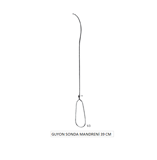 GUYON SONDA MANDRENİ ÜROLOJİ  39 CM