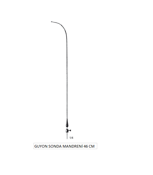 GUYON SONDA MANDRENİ ÜROLOJİ 46 CM