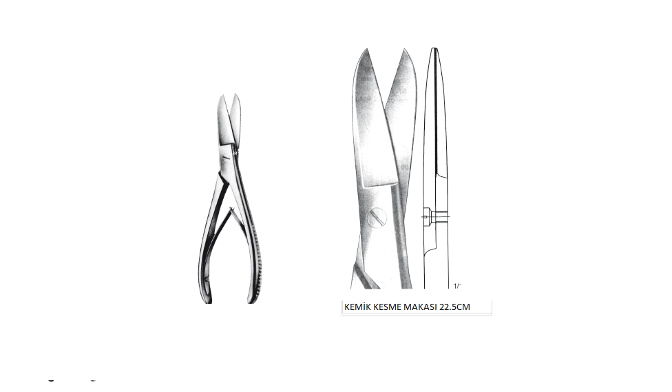 KEMİK KESME MAKASI 22.5CM