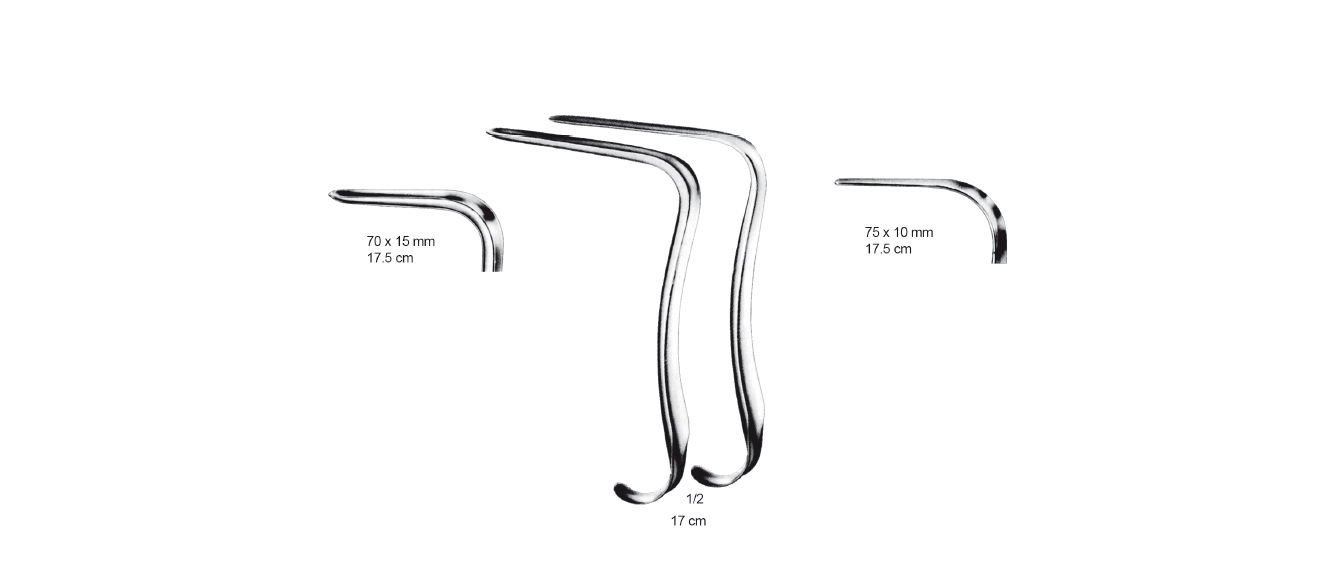KRISTELLER VAJİNAL SPEKULUM  SET KADIN DOĞUM JİNOKOLJİ  18CM