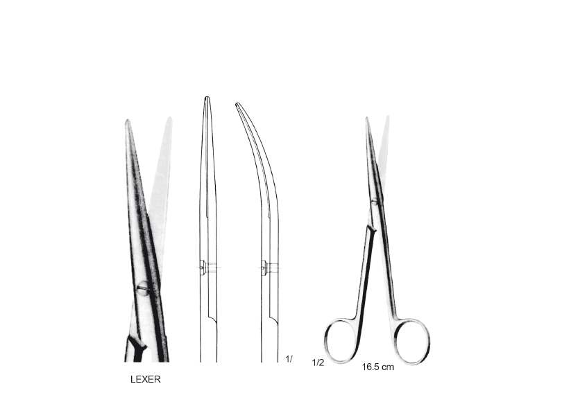 LEXER MAKAS EĞRİ 16,5 CM