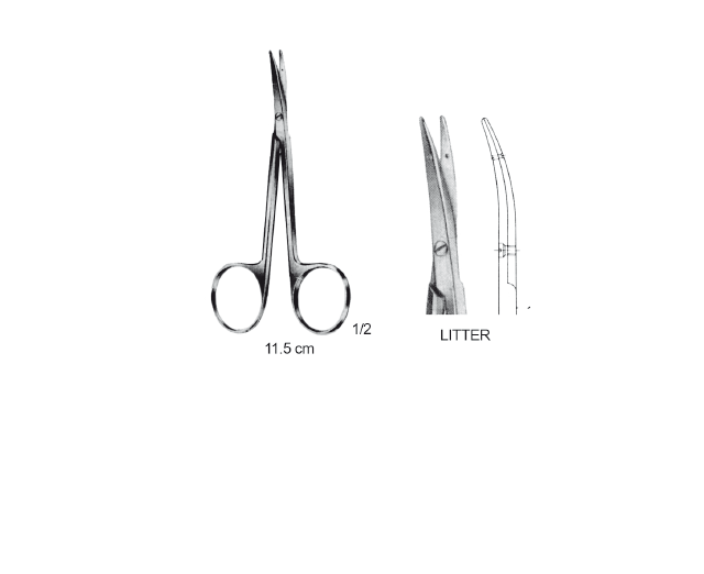 LITTLER SUTURE MAKAS EĞRİ 11.5CM