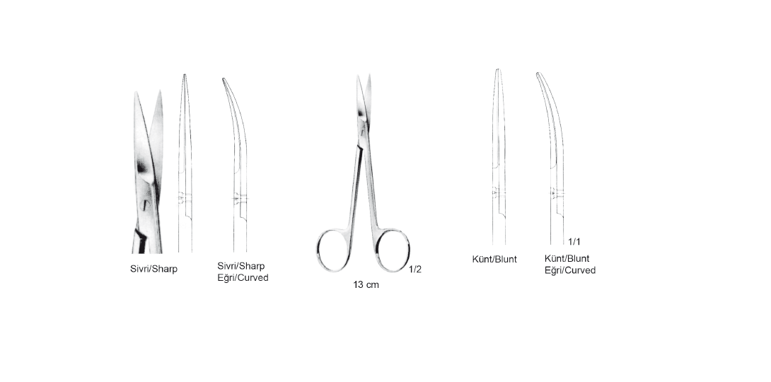 MAKAS EĞRİ SİVRİ/SİVRİ 12CM