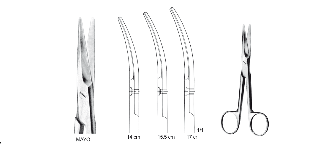 MAYO MAKAS EĞRİ 17 CM