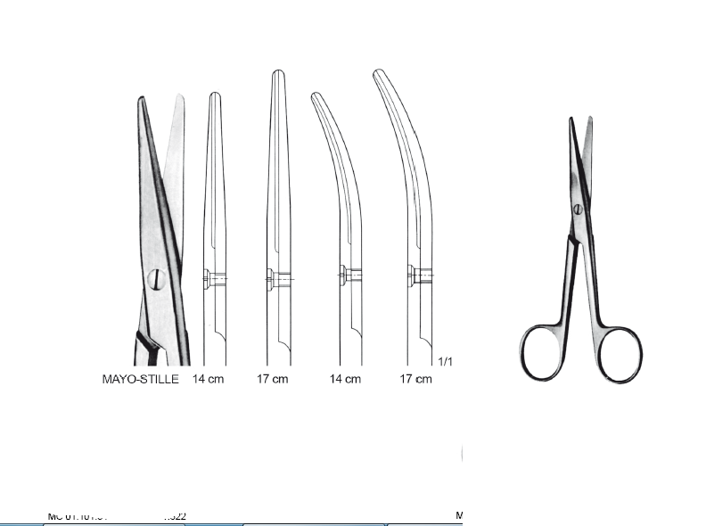 MAYO MAKAS EĞRİ 17 CM