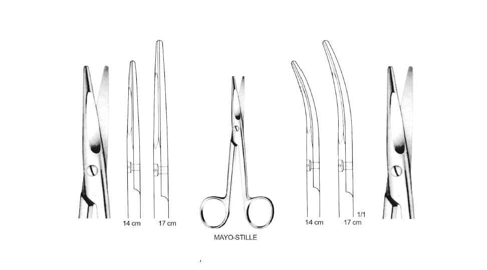 MAYO-STILLE  MAKAS 17CM EĞRİ