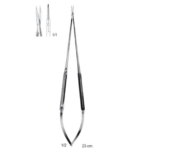 MİKRO  MAKAS DÜZ 23CM