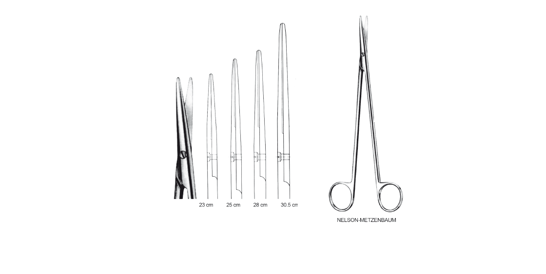 NELSON METZENBAUM MAKAS KÜNT/KÜNT  DÜZ 23 CM