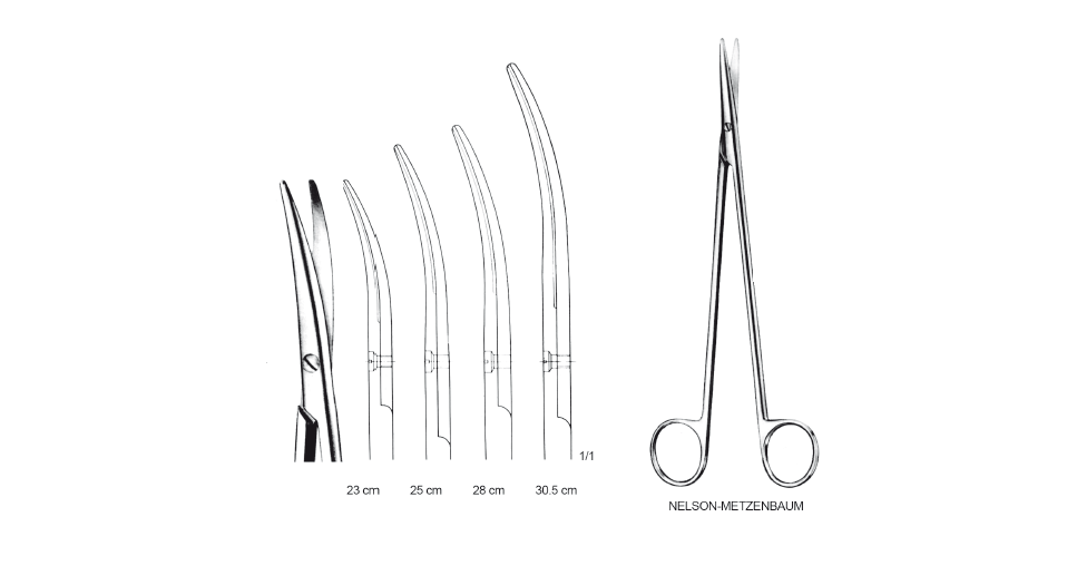 NELSON METZENBAUM MAKAS KÜNT/KÜNT EĞRİ 25 CM