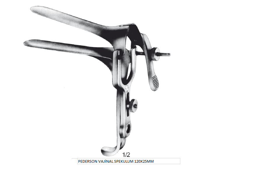 PEDERSON VAJİNAL SPEKULUMKADIN DOĞUM JİNOKOLOJİ 120X25MM