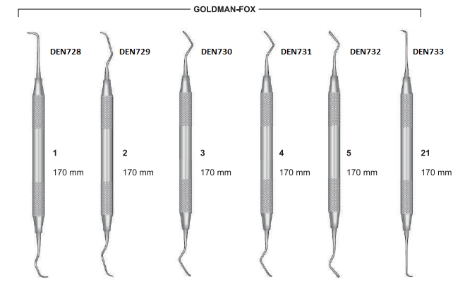 PERIODONTAL  KÜRET GOLDMAN-FOX 2