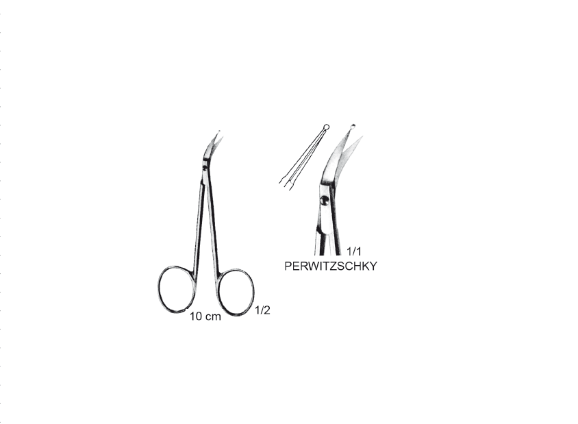 PERWITZSCHKY MAKAS TOPUZ UÇLU 10CM EĞRİ 