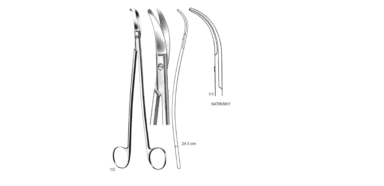 SATINSKY VASKULER MAKAS EĞRİ 24.5CM