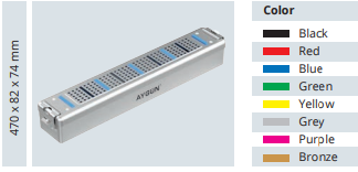SCOPY MODEL  CONTAINER/ SİLİKON AYRAÇLI 470*82*74 mm