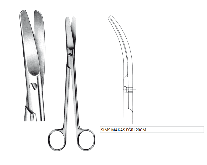 SIMS MAKAS EĞRİ 20CM