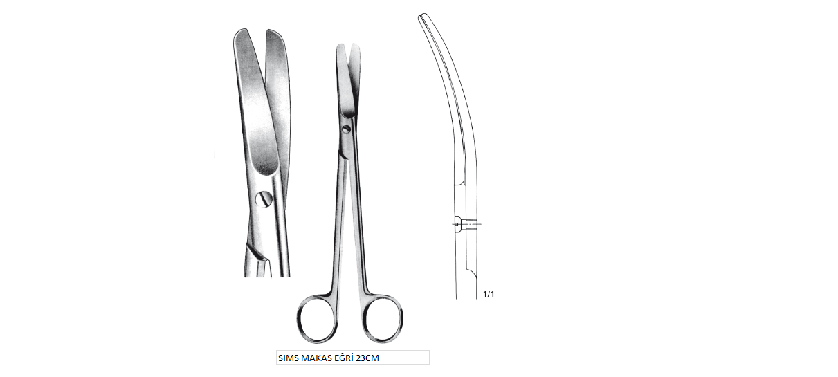 SIMS MAKAS EĞRİ 23CM