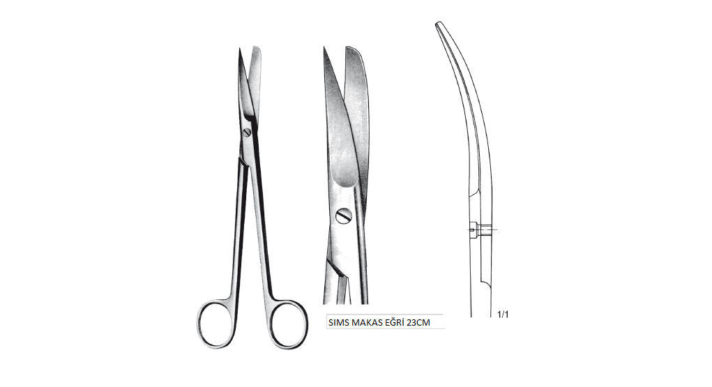 SIMS MAKAS EĞRİ 23CM
