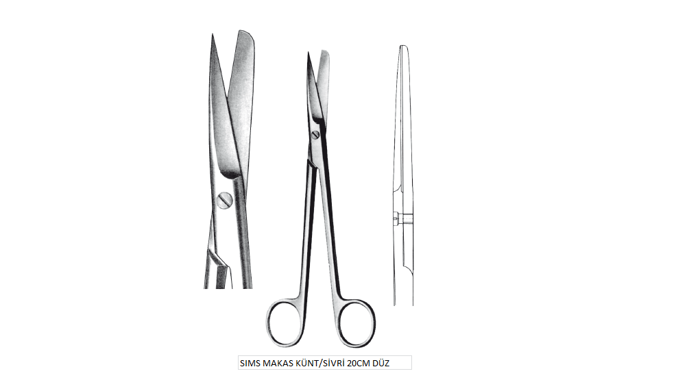 SIMS MAKAS KÜNT/SİVRİ 20CM DÜZ