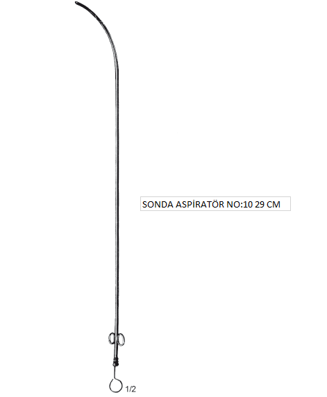 SONDA ASPİRATÖR ÜROLOJİ  NO:10 29 CM