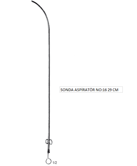 SONDA ASPİRATÖR ÜROLOJİ  NO:18 29 CM