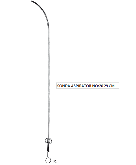 SONDA ASPİRATÖR ÜROLOJİ  NO:20 29 CM