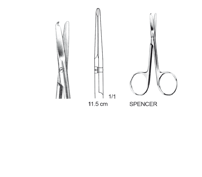SPENCER LİGATURE MAKAS 11.5 CM