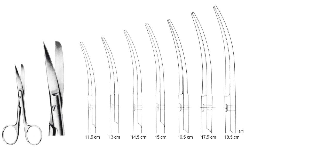 STANDARD MAKAS KÜNT/SİVRİ EĞRİ 15.5 CM