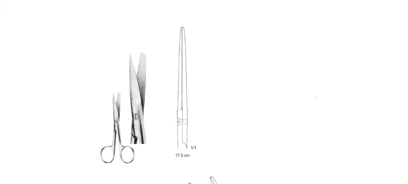 STANDART MAKAS KÜNT/SİVRİ DÜZ 17.5CM