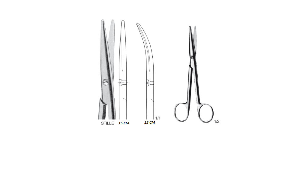 STILLE MAKAS 15CM EĞRİ