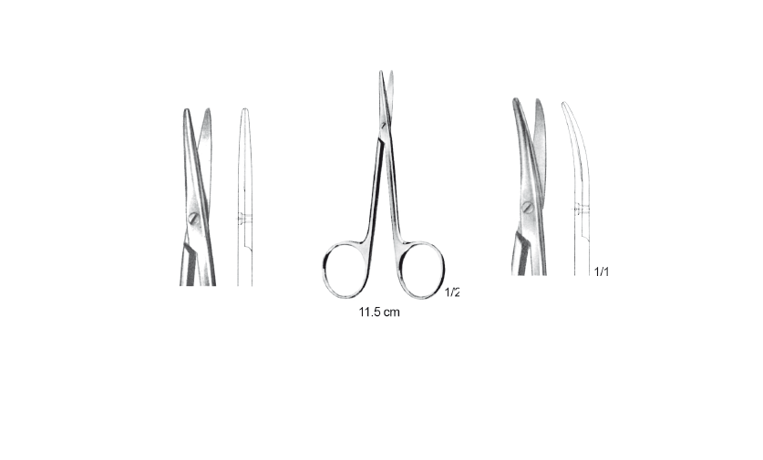 STRABISMUS MAKAS 11.5CM EĞRİ