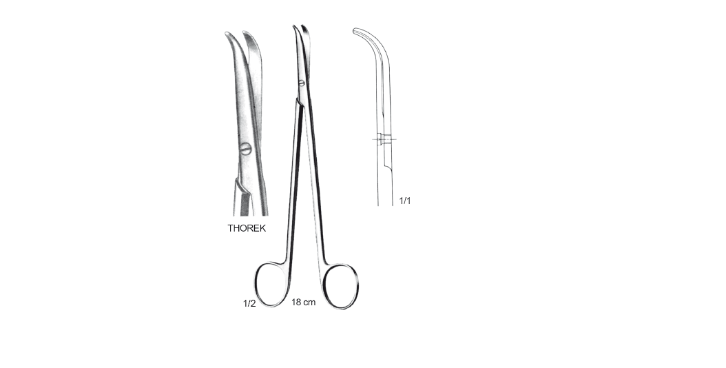 THOREK MAKAS EĞRİ 18CM