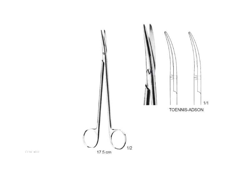 TOENNIS ADSON MAKAS EĞRİ 17.5CM