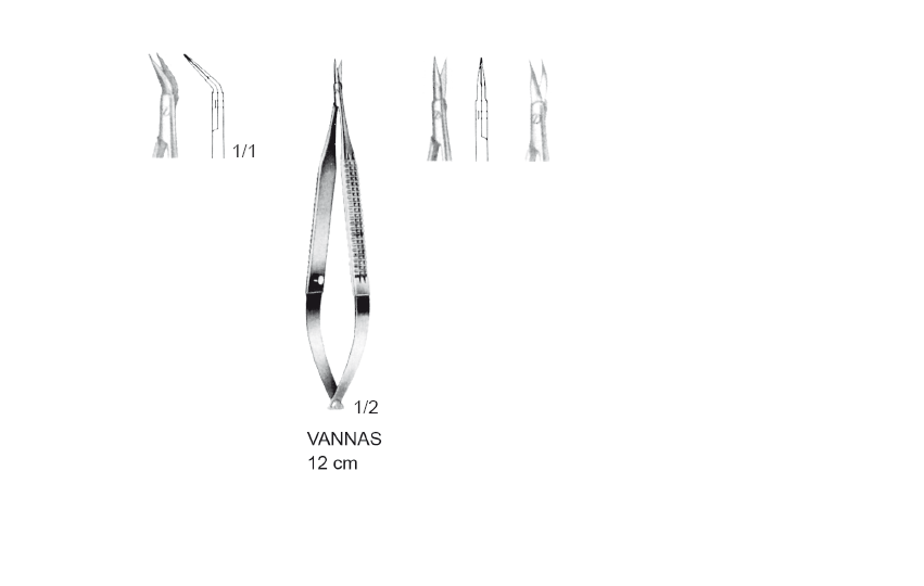 VANNAS MAKAS İNCE UÇ 90 DERECE  12 CM