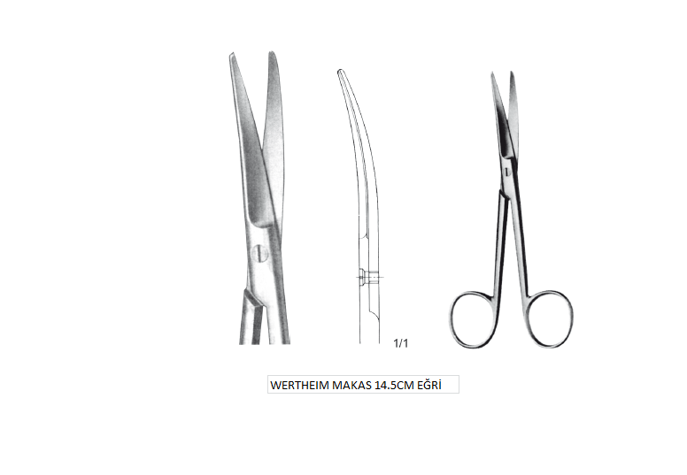 WERTHEIM MAKAS 14.5CM EĞRİ